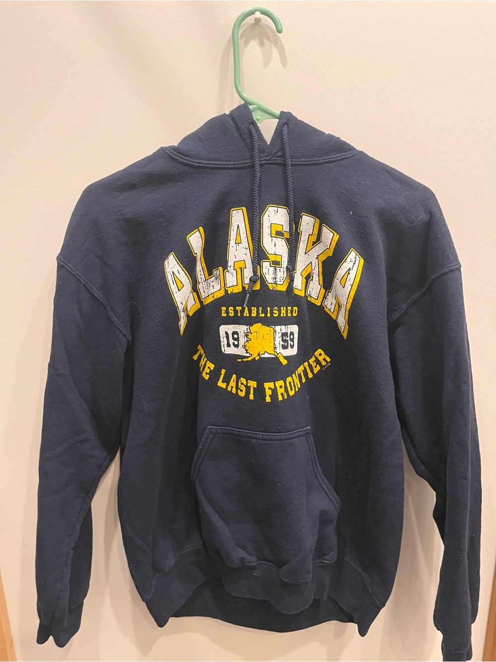 Alaska Graphic Hooded Sweatshirt - Navy